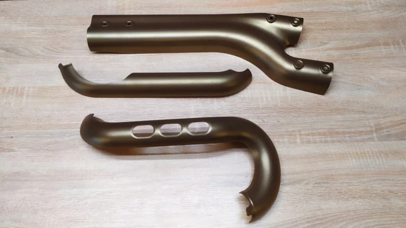 Genuine Harley-Davidson Softail FXDRS FXFB Exhaust Header HEAT SHIELD KIT GOLD